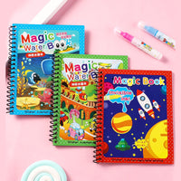 Magic Water Drawing Coloring Book Reuseable