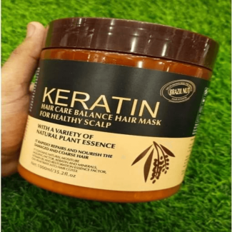 Keratin Hair Mask Brazil Nut for Healthy Scalp 500ml