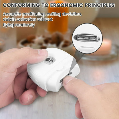 Automatic Electric Nail Clipper Trimmer For Elderly And Children Anti-splash Home Use Nail Scissors