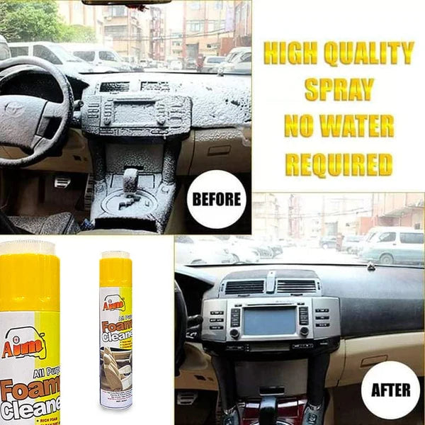 Aim Multi-purpose Foam Cleaner Spray For Car Seats Roof, Sofa And Household Items – 460 Ml