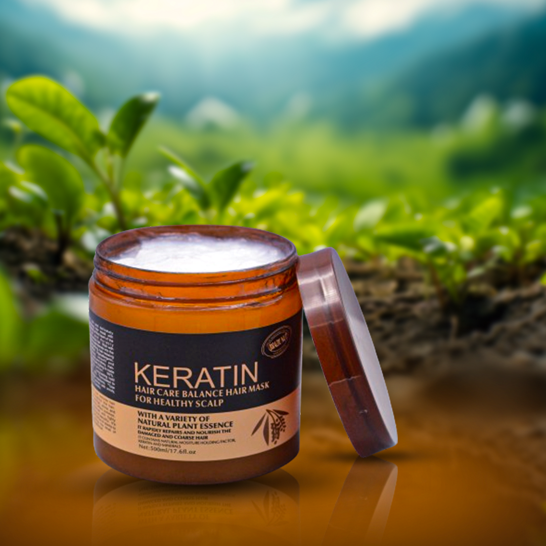 Keratin Hair Mask Brazil Nut for Healthy Scalp 500ml